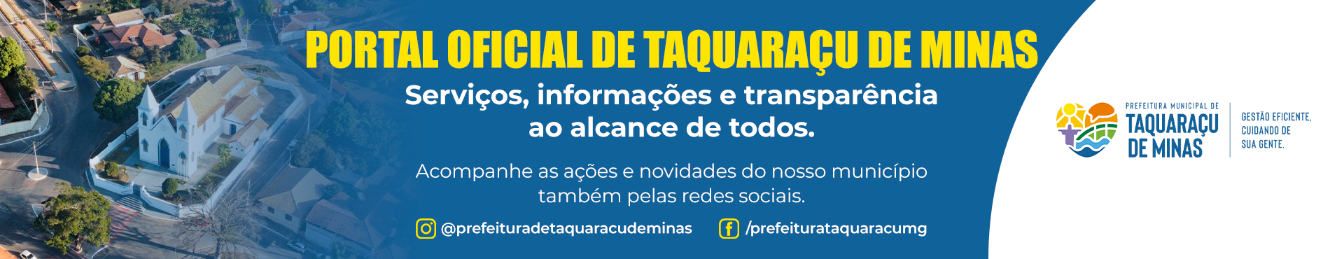 PORTAL OFICIAL DE TAQUARAÇU DE MINAS