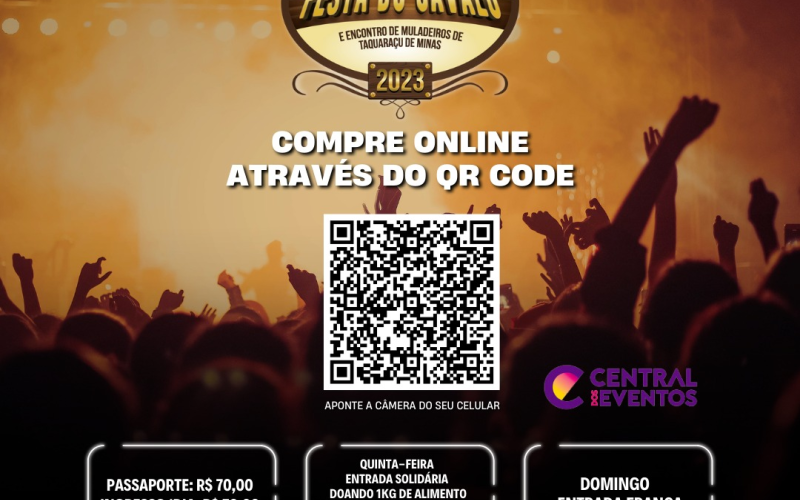 QrCode para compra de bilhetes