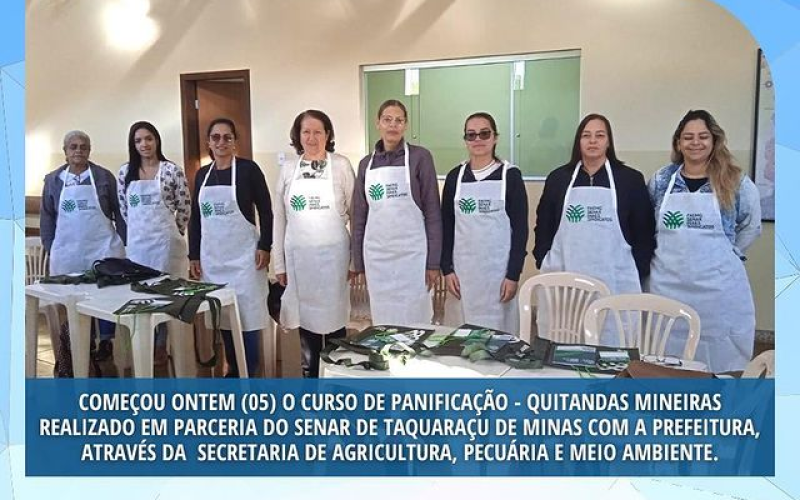 CURSO DE PANIFICAÇÃO - SENAR